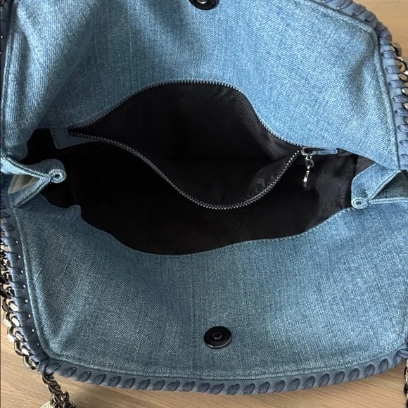 Stella McCartney Falabella Denim Star Tote Bag - Picture 4 of 5